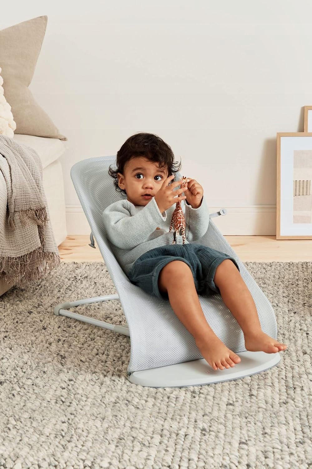 BabyBjorn BALANCE SOFT MESH lounger mesh grey Brand BabyBjörn