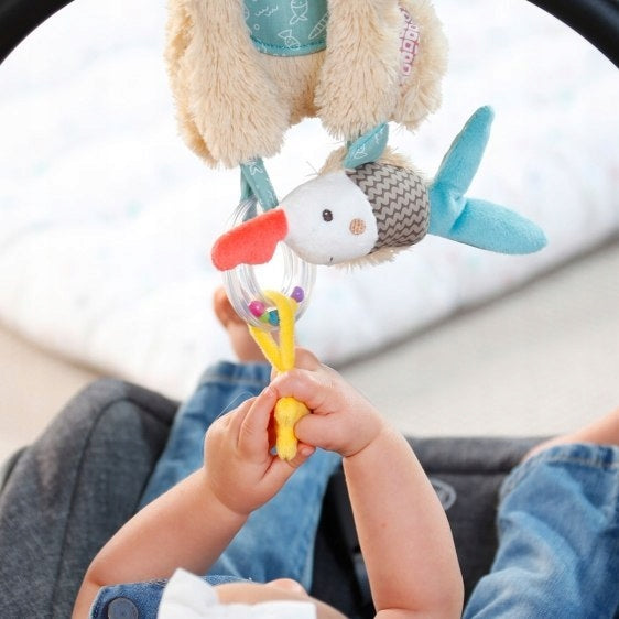 BabyFehn Bear Bruno Educational Pendant Sound 28cm Stroller Crib Brand BabyFehn