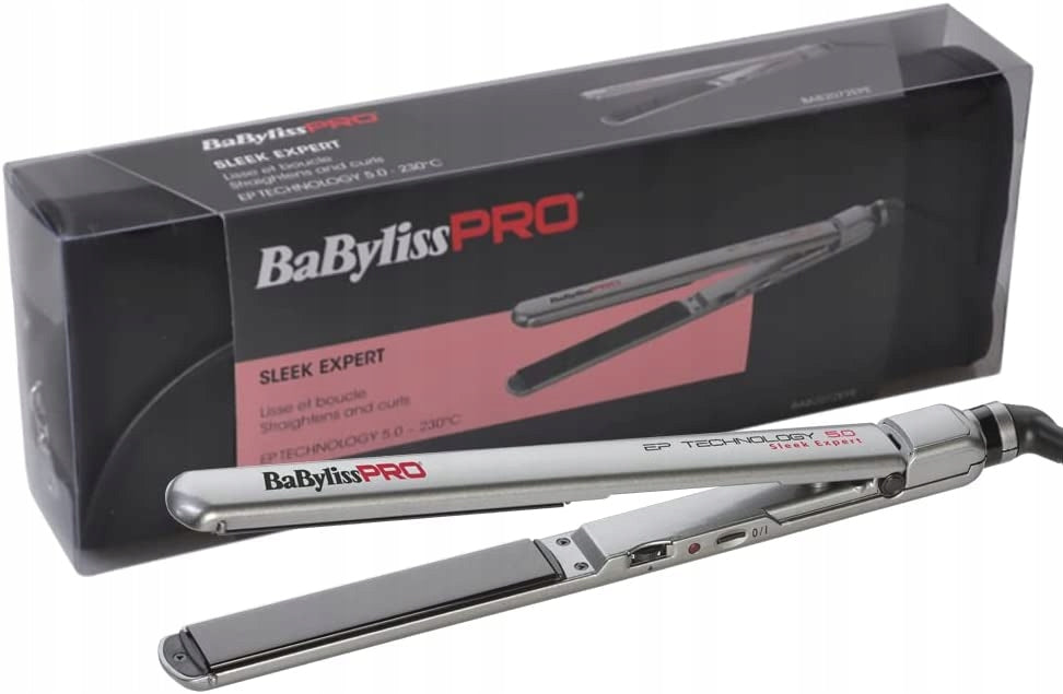 Babyliss Pro Hair Straightener Sleek Expert 24mm Titanium Mat Glove Manufacturer code PROSTOWNICA babylis PRO PROFESJONALNA 2072EPE