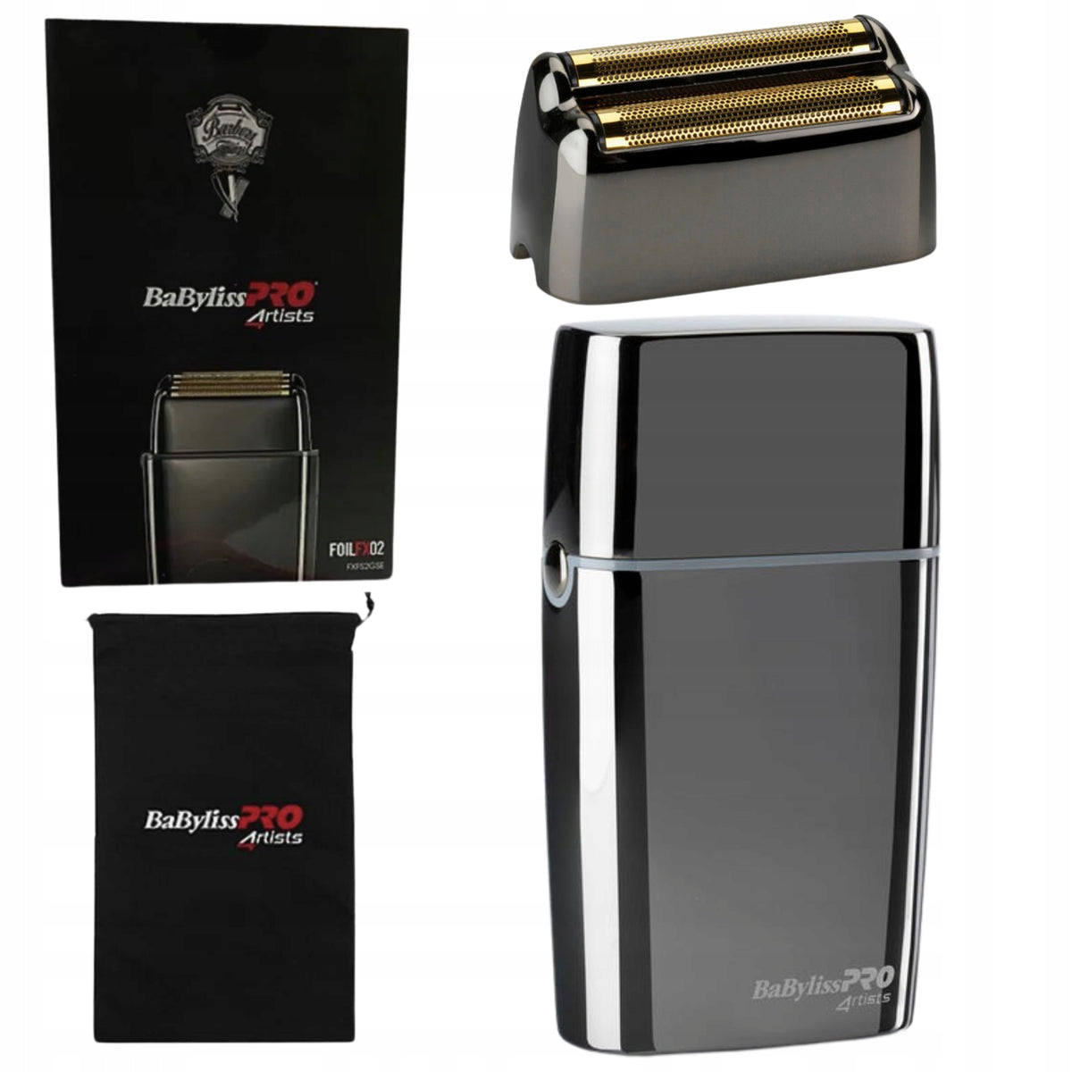 Babyliss Pro Men's Shaver Foil Machine FX2 4Artist Metal Wireless Manufacturer code Golarka do Brody i Włosów Babyliss Pro