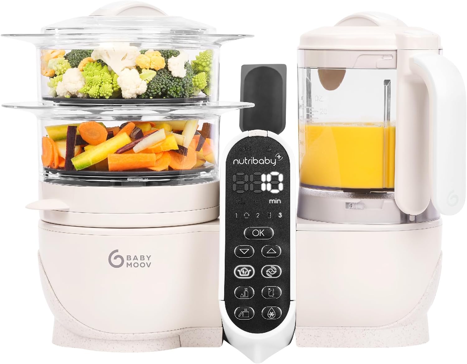 Babymoov Nutribaby steaming device sterilization