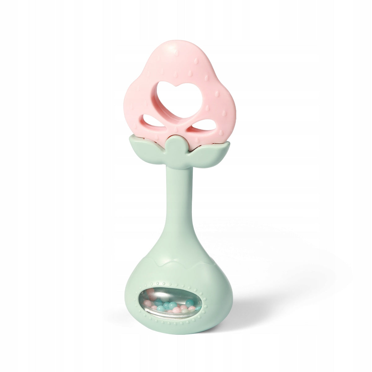 Babyono 499/03 Educational Ratchet Teether STRAWBERRY