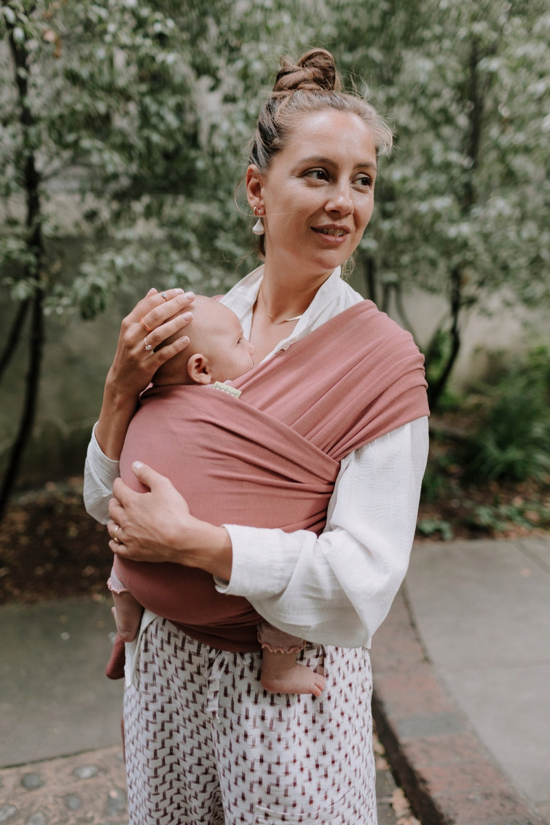 Babywearing sling BOBA Wrap dirty pink Packaging status original