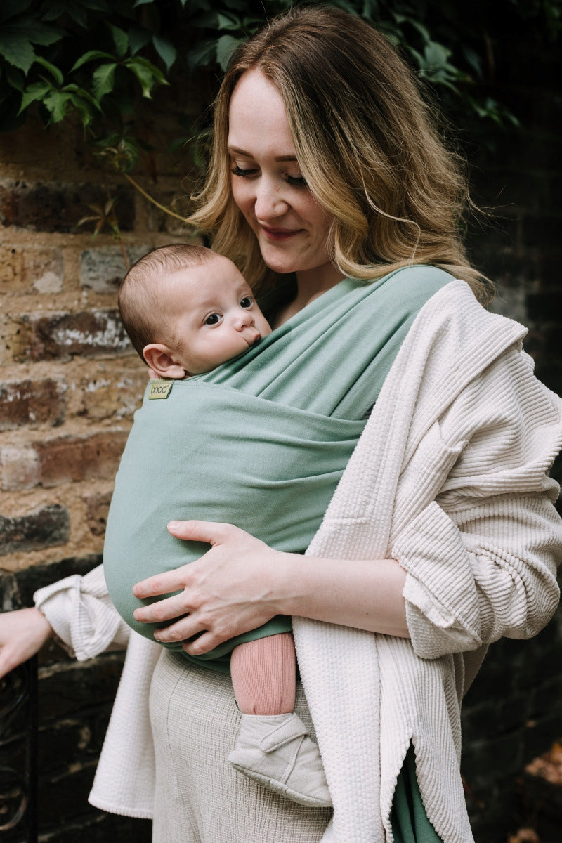 Babywearing sling BOBA Wrap - green Brand Boba