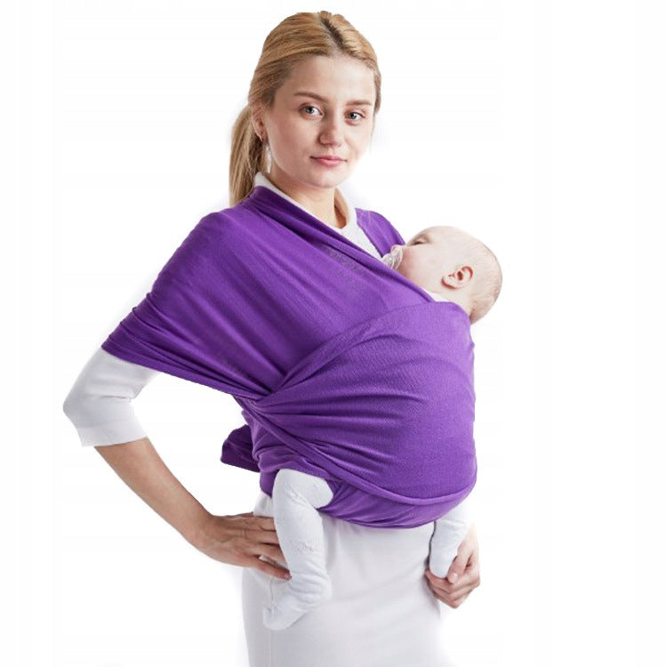 Babywearing sling infant tied elastic ergonomic carrier