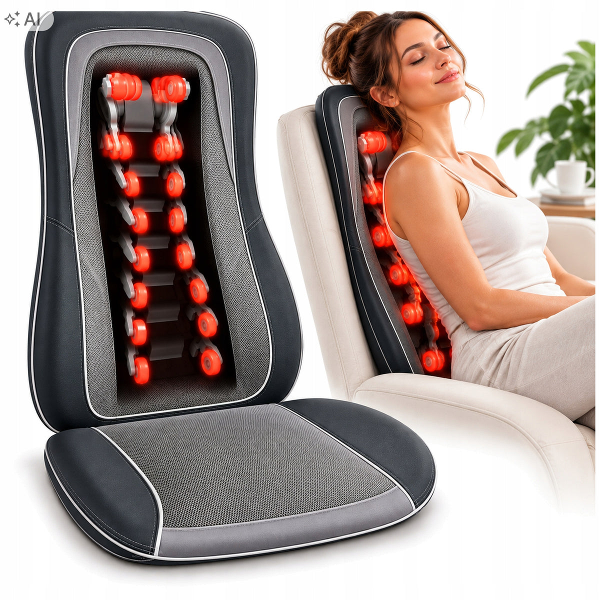 Back Massage Mat Beurer MG 315 Shiatsu Back Neck Warmth 3D
