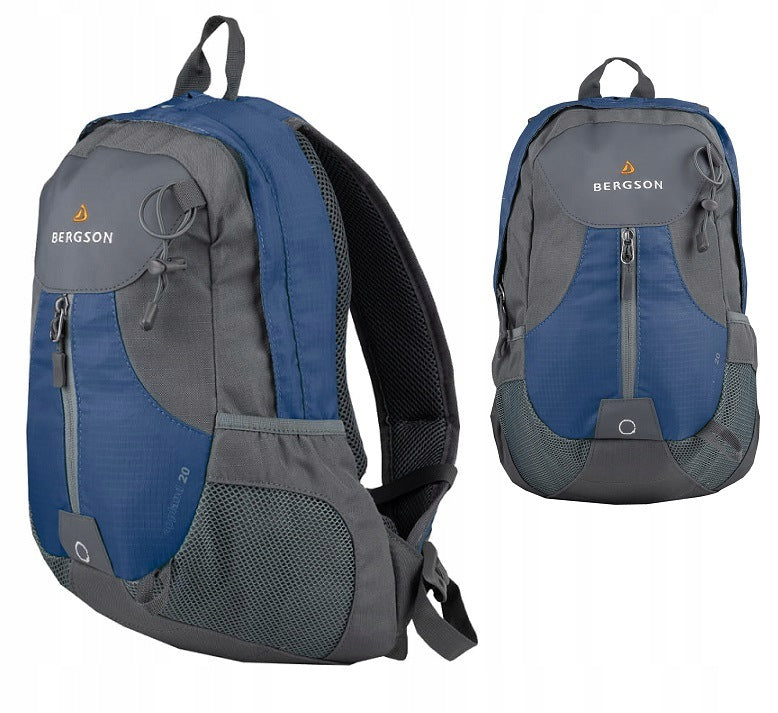 Backpack BERGSON OPPLAND 20L NAVY urban tourist H2O lightweight compact