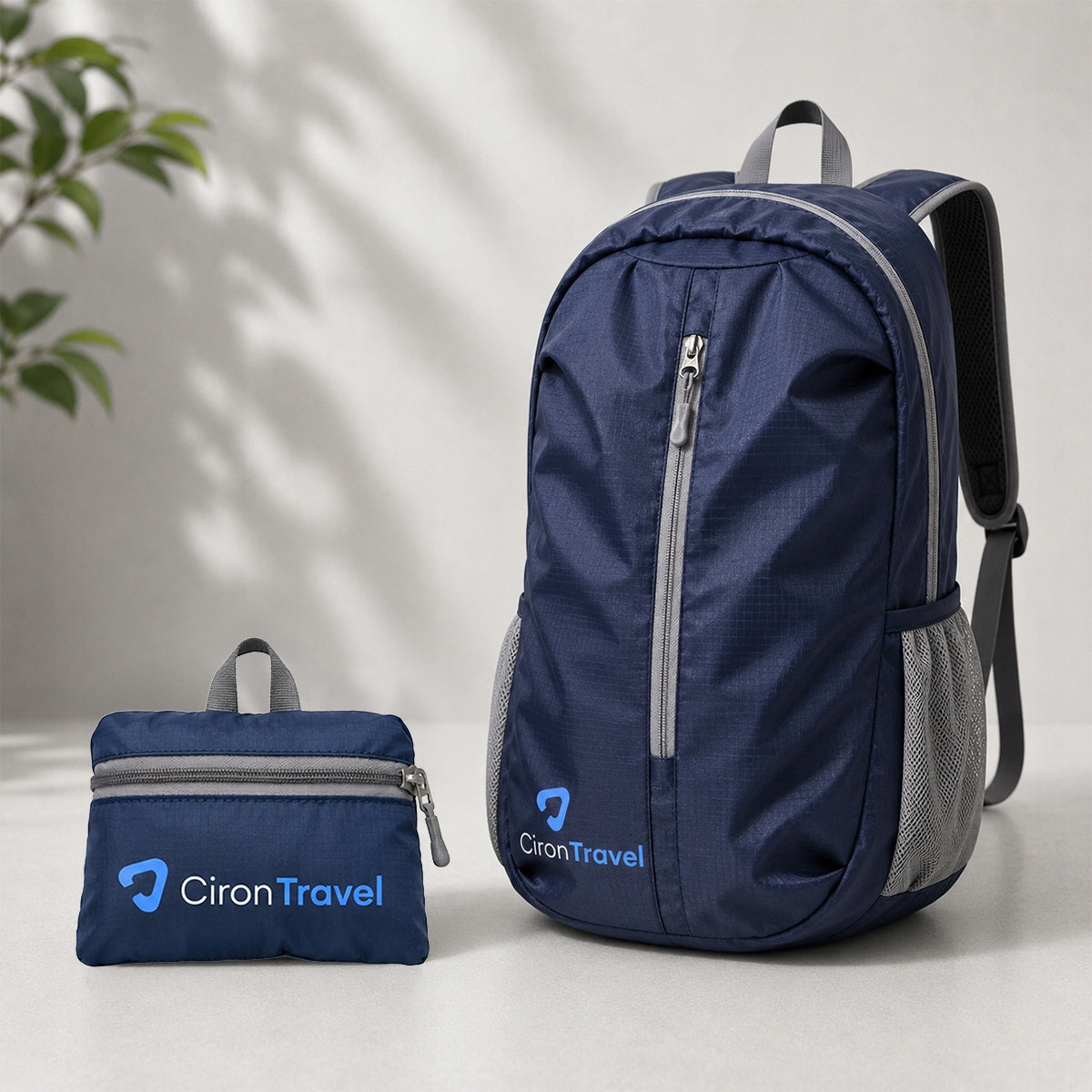 Backpack Folding Hiking CironTravel Lightweight Travel For Pockets Packaging status original