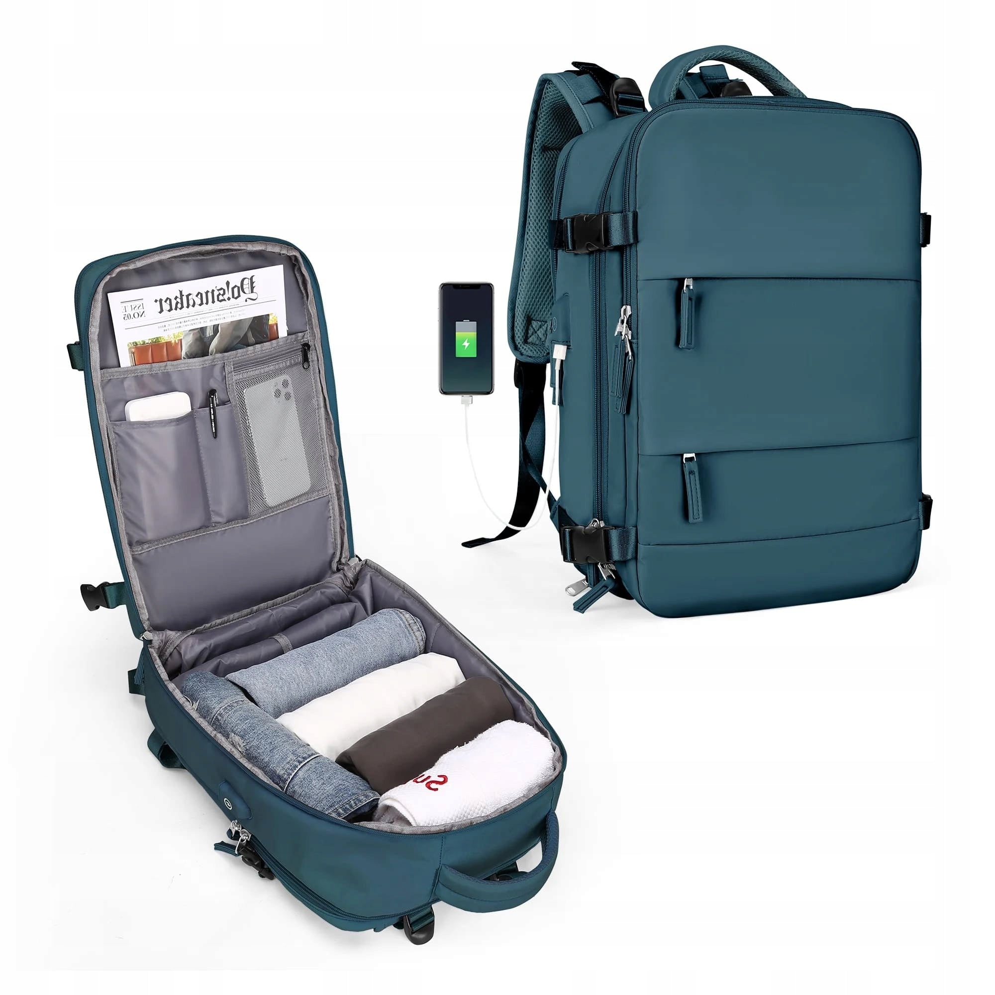 Backpack Hand Luggage 40x30x20 Travel Cabin Bag for Ryanair Aircraft Brand Essosway