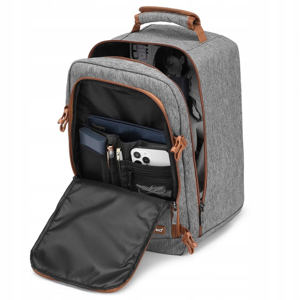 Backpack KONO cabin for aircraft 40x30x20 travel RYANAIR hand luggage Manufacturer code Expander