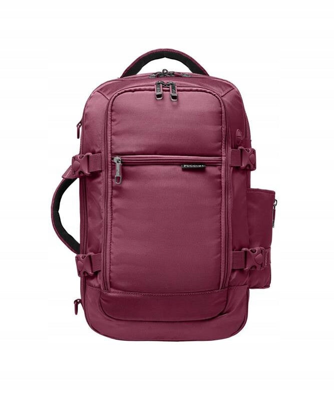 Backpack Puccini PM90171-3B red carry-on luggage for Wizzair 40x25x20 cm