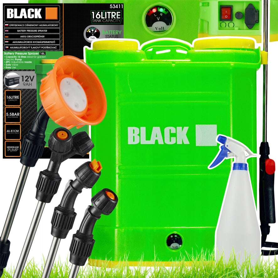 Backpack Sprayer Cordless Electric Sprayer 16L+0,5L FREEBIE