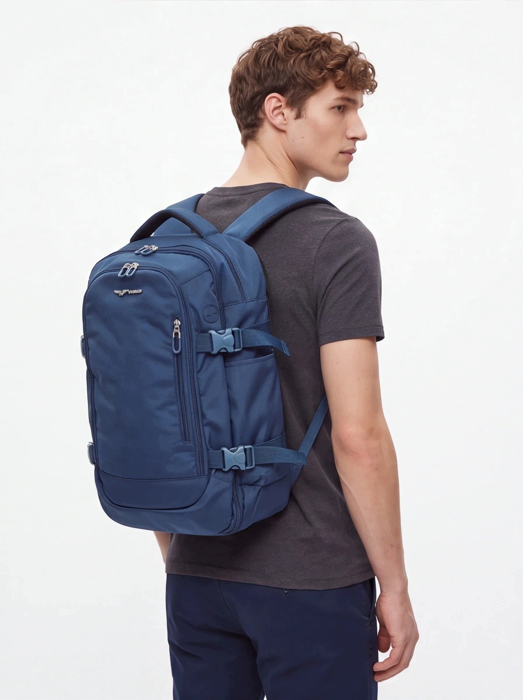 Backpack WINGS hand luggage 40x25x20 with airplane bag function on board Packaging status original