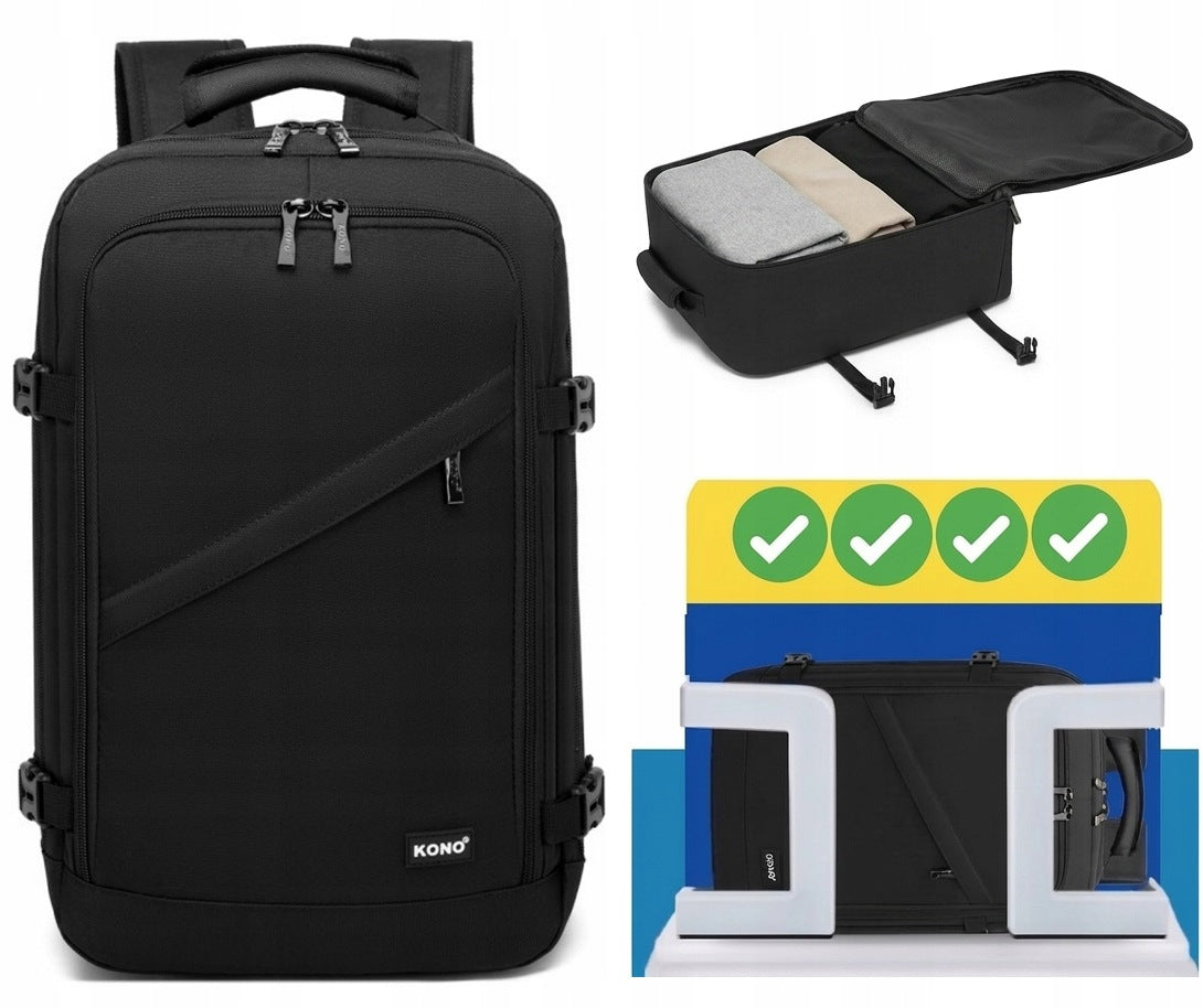 Backpack carry-on bag for Airplane Ryanair 40x30x20 cm 20L Expander