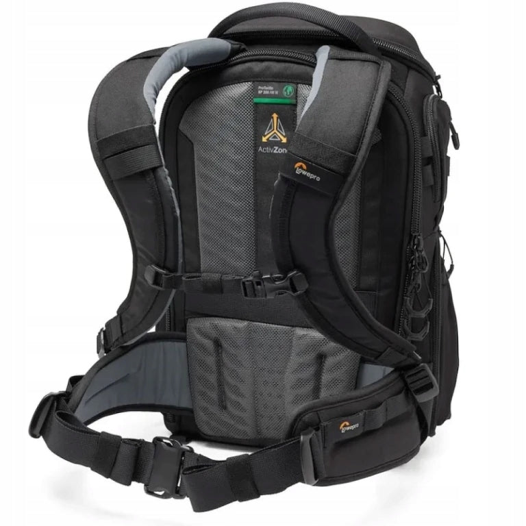 Backpack for 2 cameras with telephoto lenses side rear upper access Lowepro Brand Lowepro