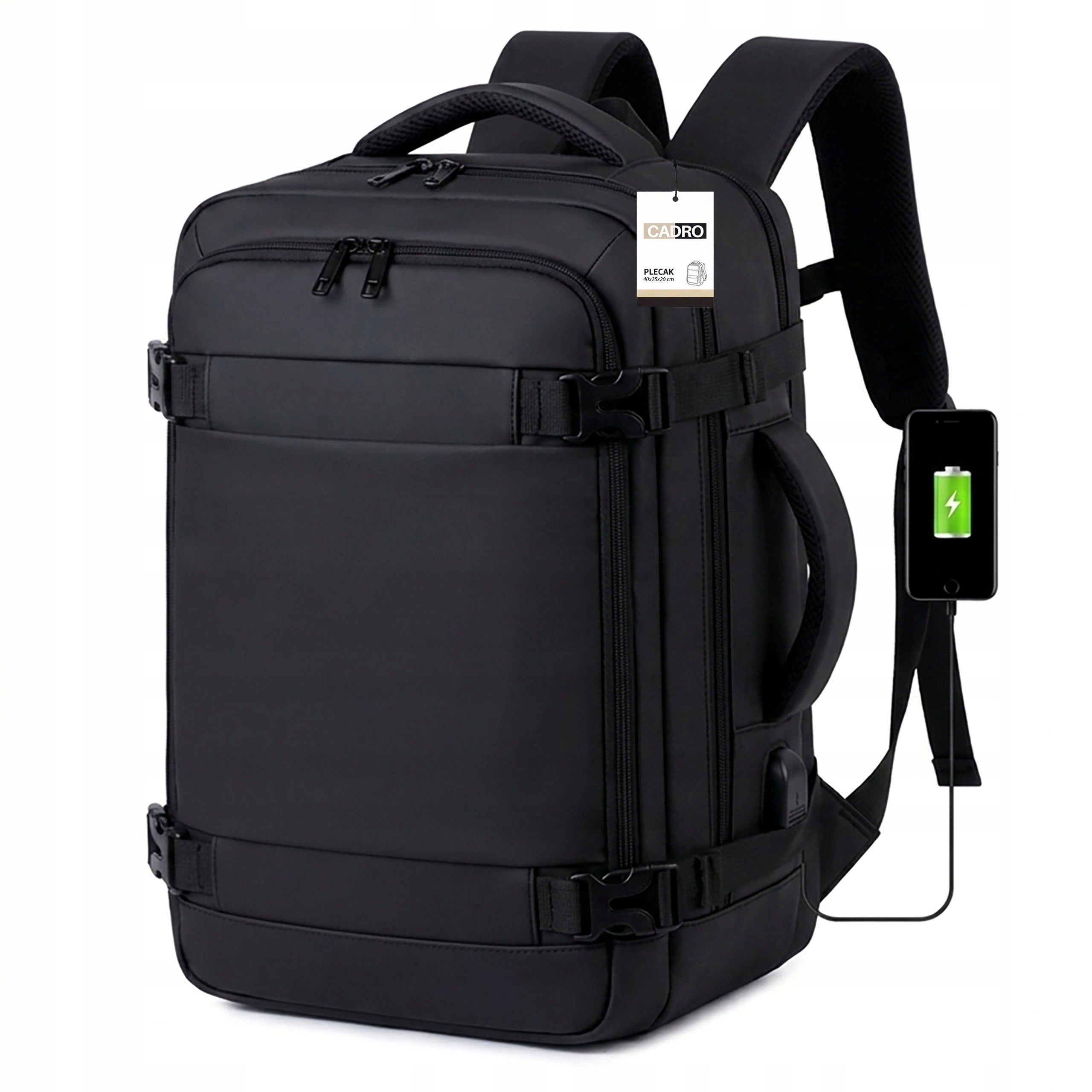 Backpack for airplane 40x25x20 cabin hand luggage wizzair ryanair