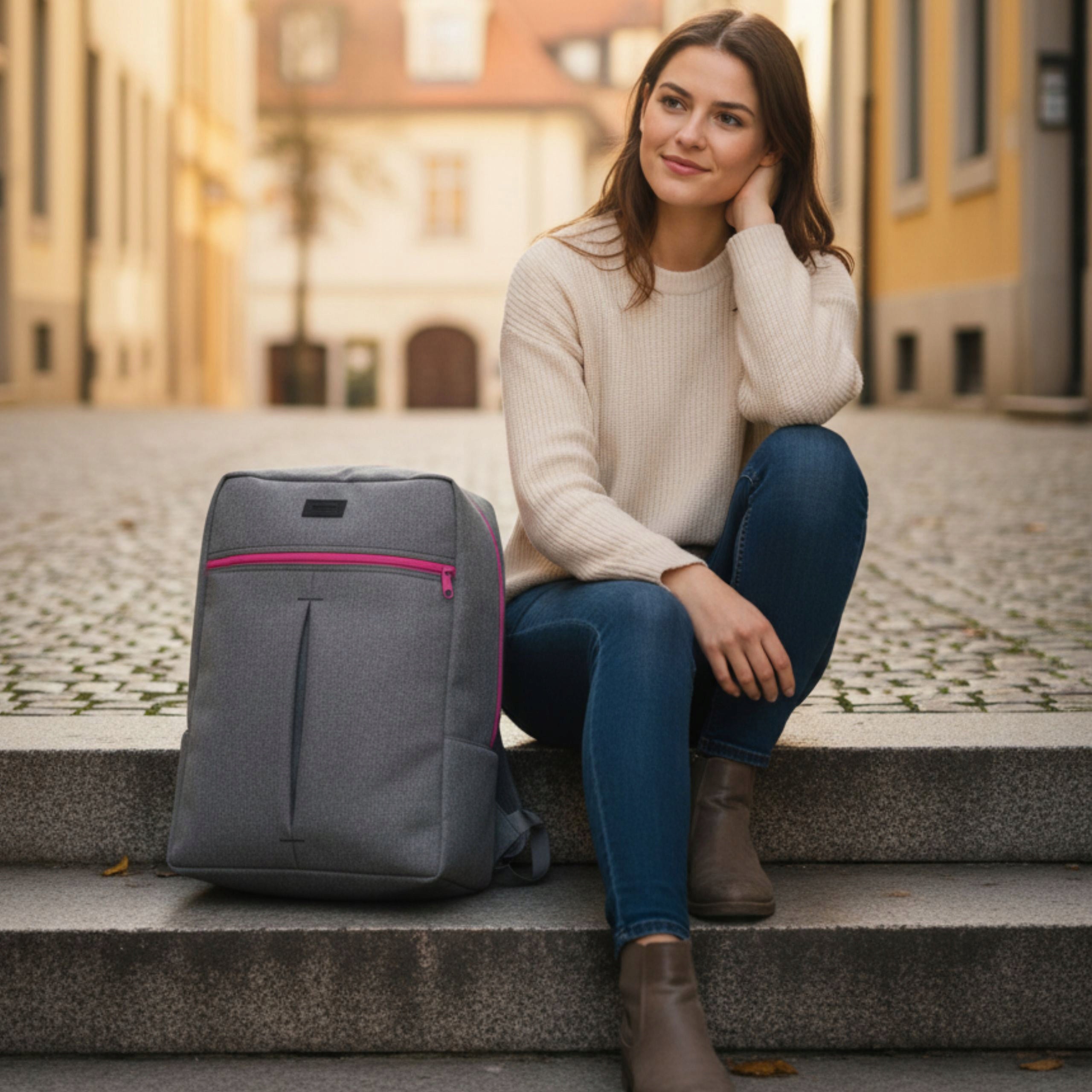 Backpack for airplane 40x30x20 hand luggage RYANAIR Wizzair POLISH PRODUCT Packaging status original