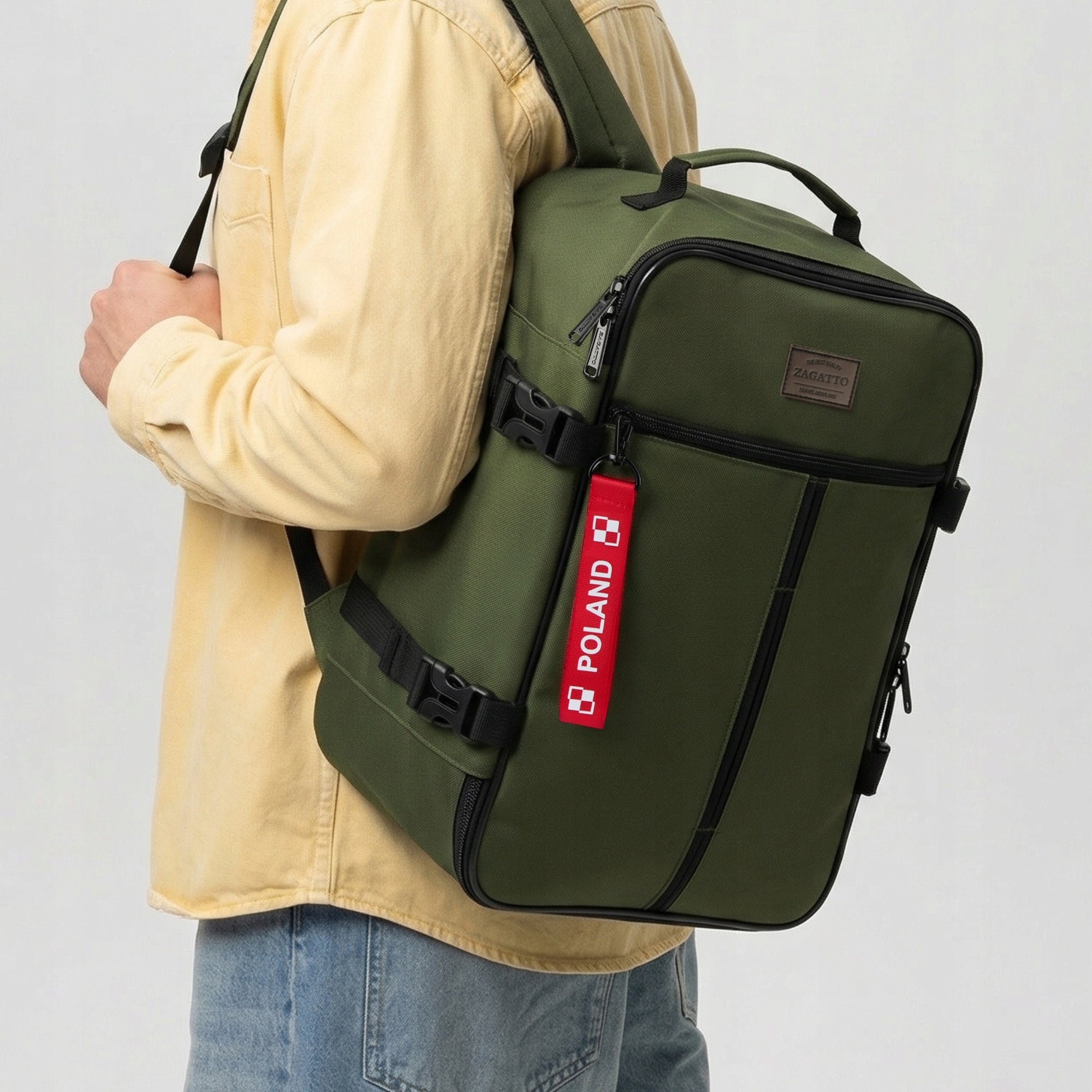 Backpack for airplane RYANAIR 40x30x20 cabin tourist luggage ZAGATTO Manufacturer code ZG1102