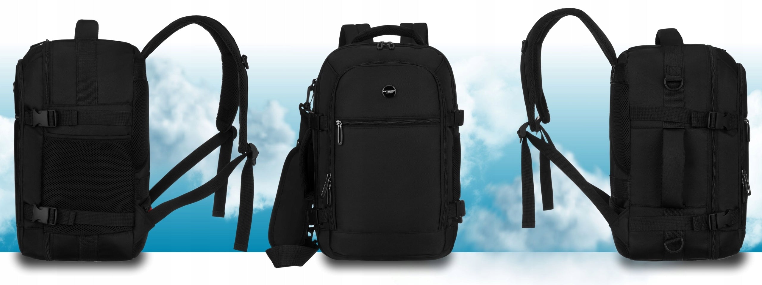 Backpack for airplane Ryanair 40x20x25 cabin hand luggage PETERSON Packaging status original