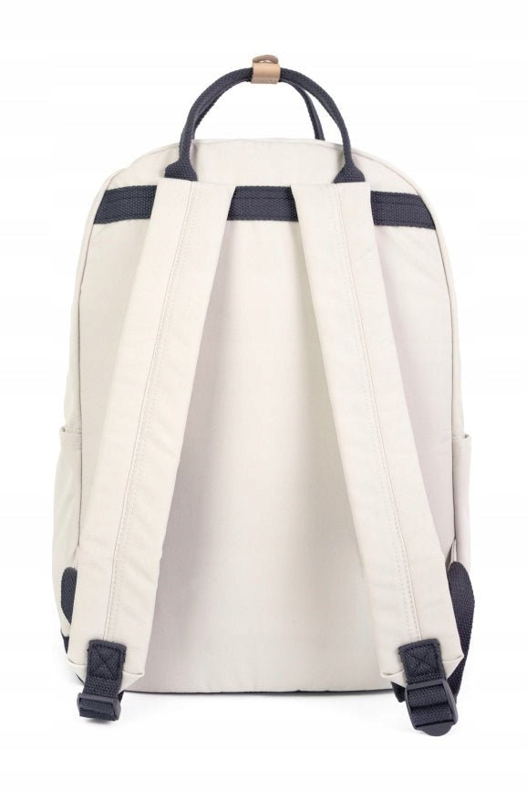 Backpack hand luggage Himawari Okta Divided M - travel Ecru Color white