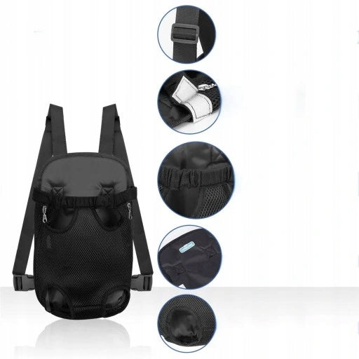 Backpack transporter carrier for dog or cat r. L light double-sided Brand no brand