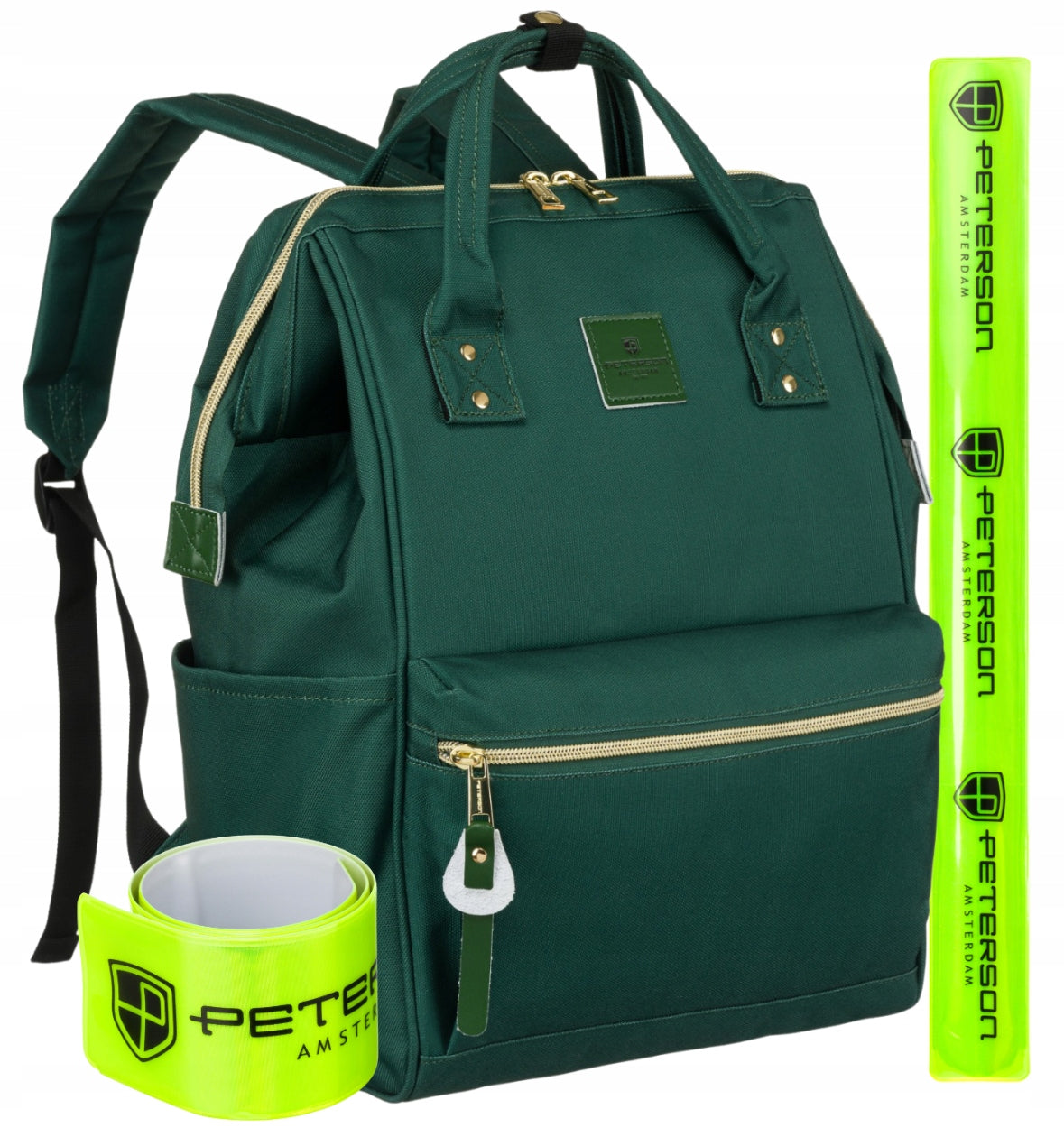 Backpack women's carry-on luggage for airplane laptop bag usb port PETERSON