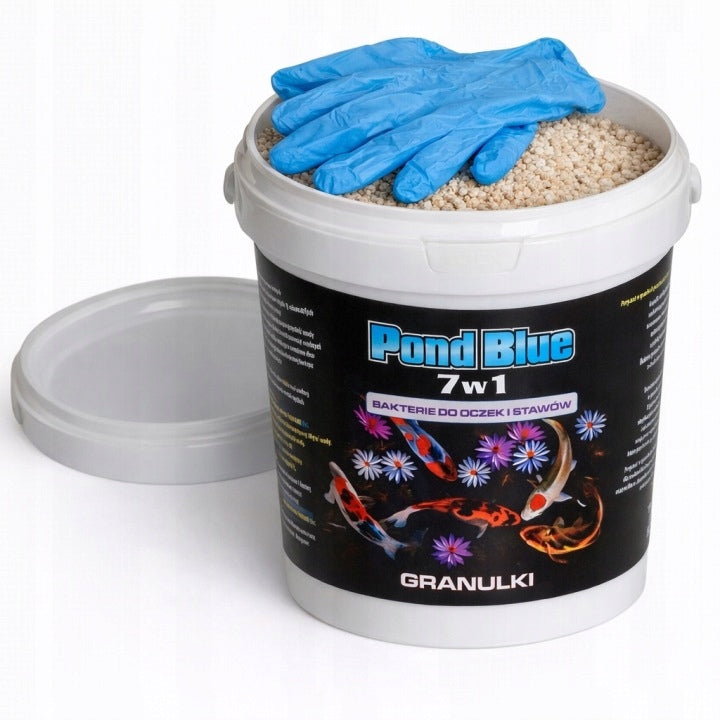 Bacteria for pond FIGHTS Algae Slime PondBlue 7in1+FREEBIE Form granules
