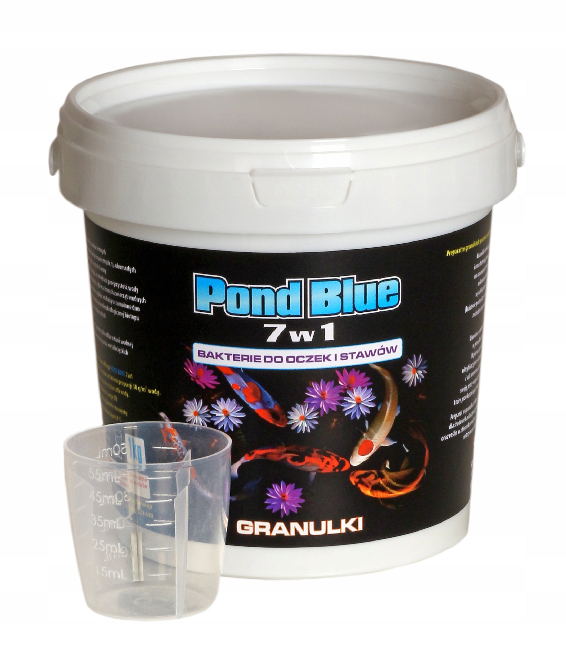 Bacteria for pond PondBlue 7in1 granules 1kg sediment reduction+ FREEBIE Packaging status original