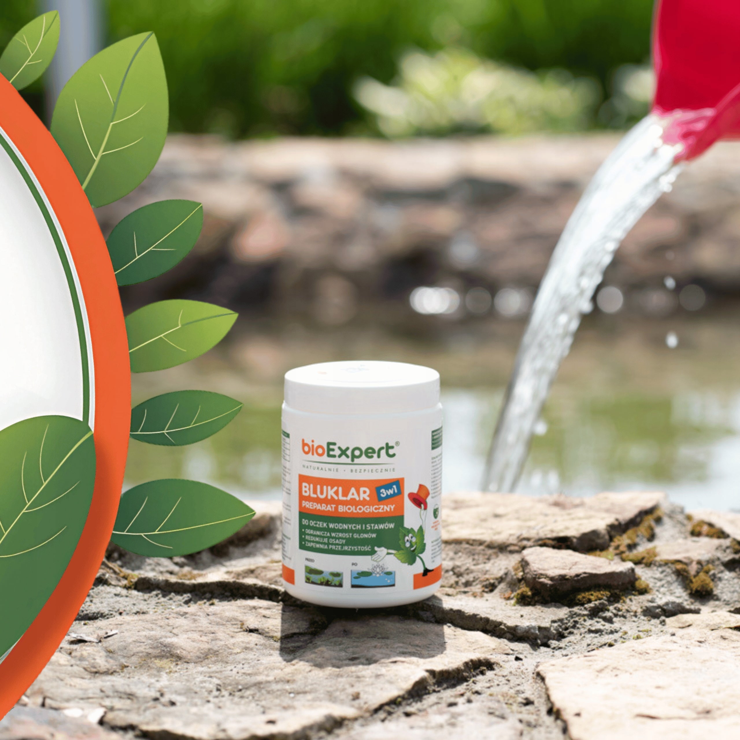 Bacteria for pond Preparation removes algae sludge Bluklar 500gx3 bioExpert Form powder