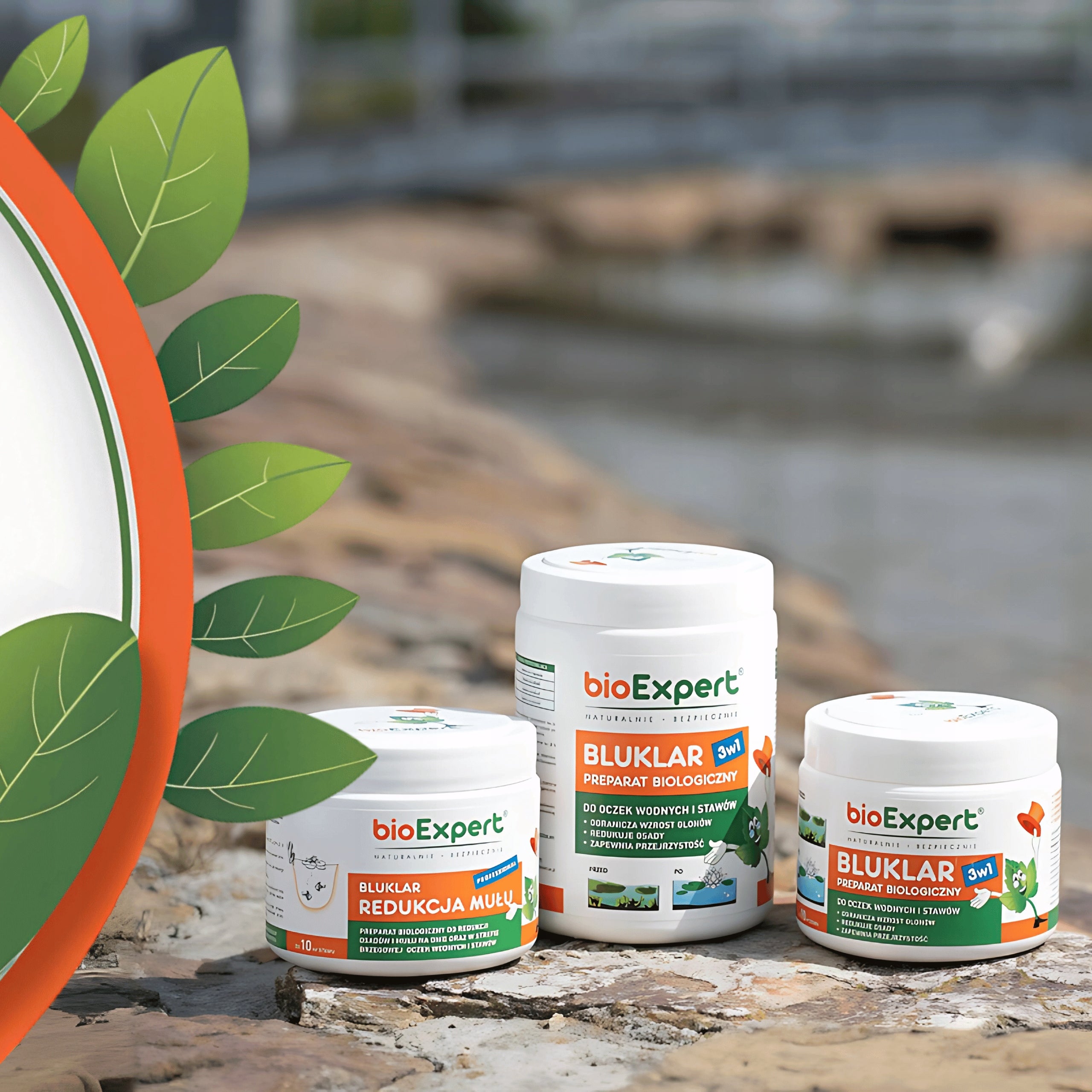 Bacteria for pond Preparation removes algae sludge Bluklar 500gx3 bioExpert Manufacturer code D3-009-0500-01-PL