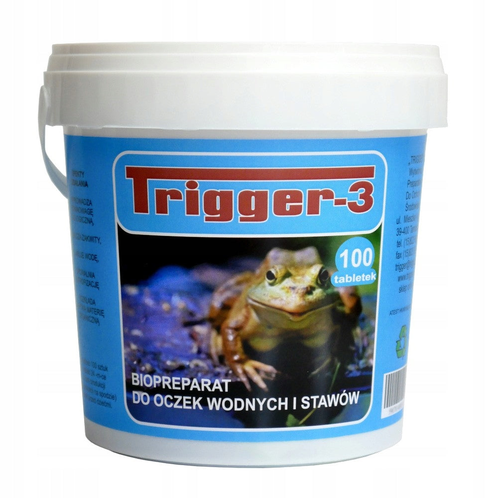 Bacteria for pond Water Trigger-3 100 tablets for pond for ALGAE SEDIMENT