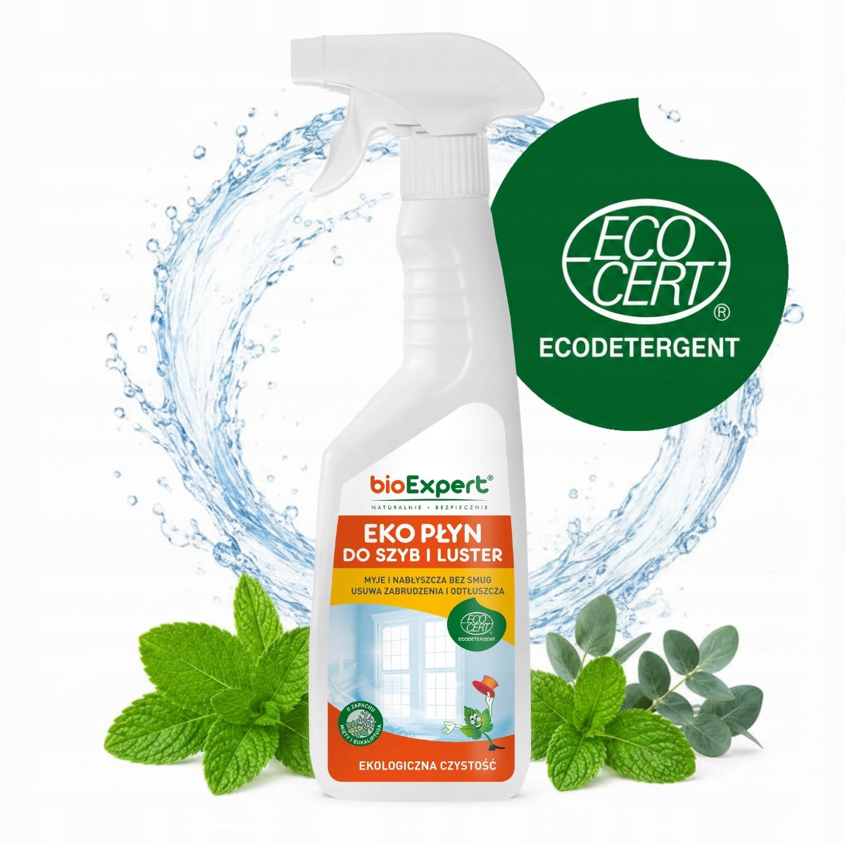 Bacteria for pond water Bluklar +EKO Liquid for windows and mirrors ECOCERT SET Brand BioExpert