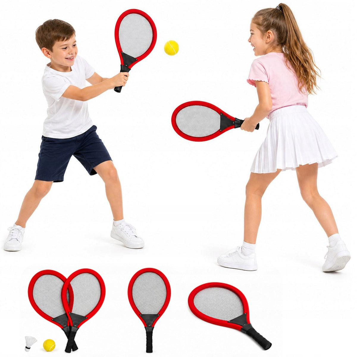 Badminton Tennis Rackets with Ball and Dart Perfect for Kids