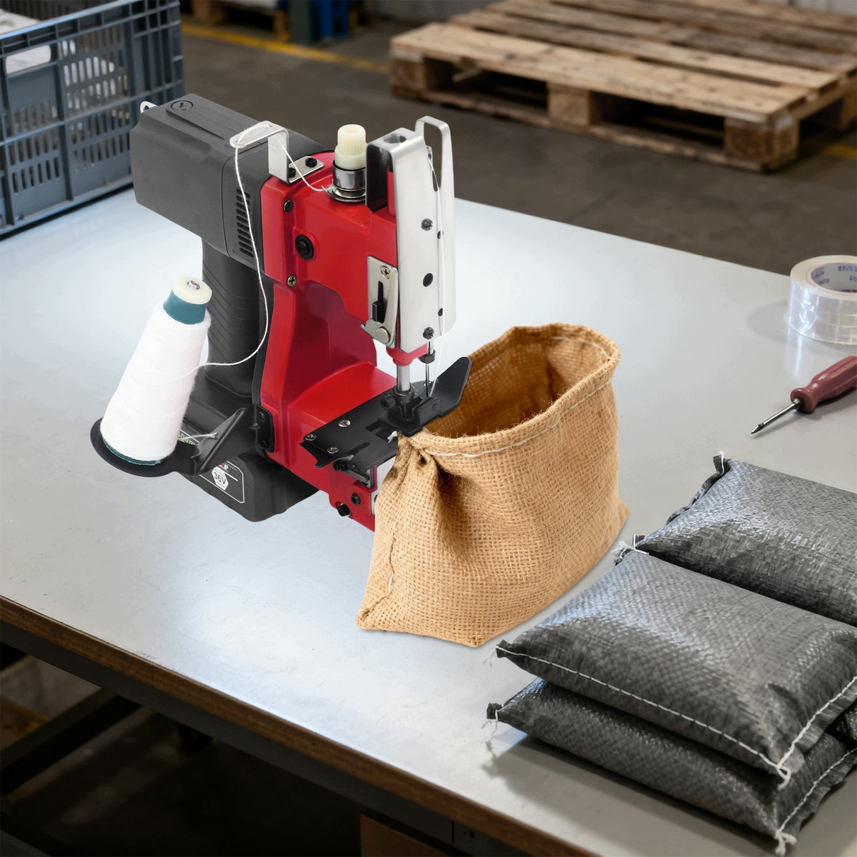 Bag Sewing Machine Handheld Bag Sewing Machine Automatic Bag Stitcher Packaging status original