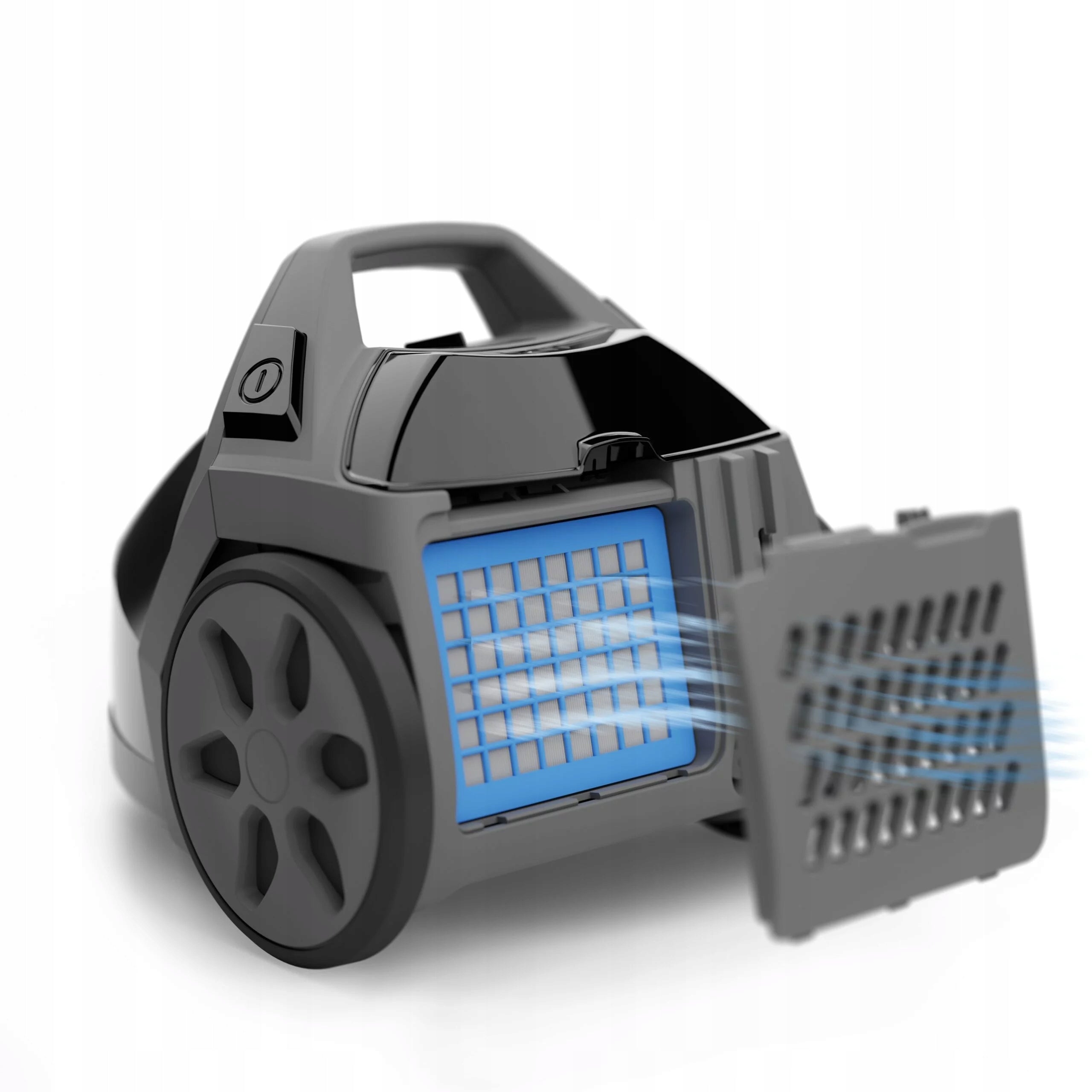 Bag vacuum cleaner SMAPP 608.2 BLACK 900 W 11 m 4 l anti-allergic filter Dominant color black