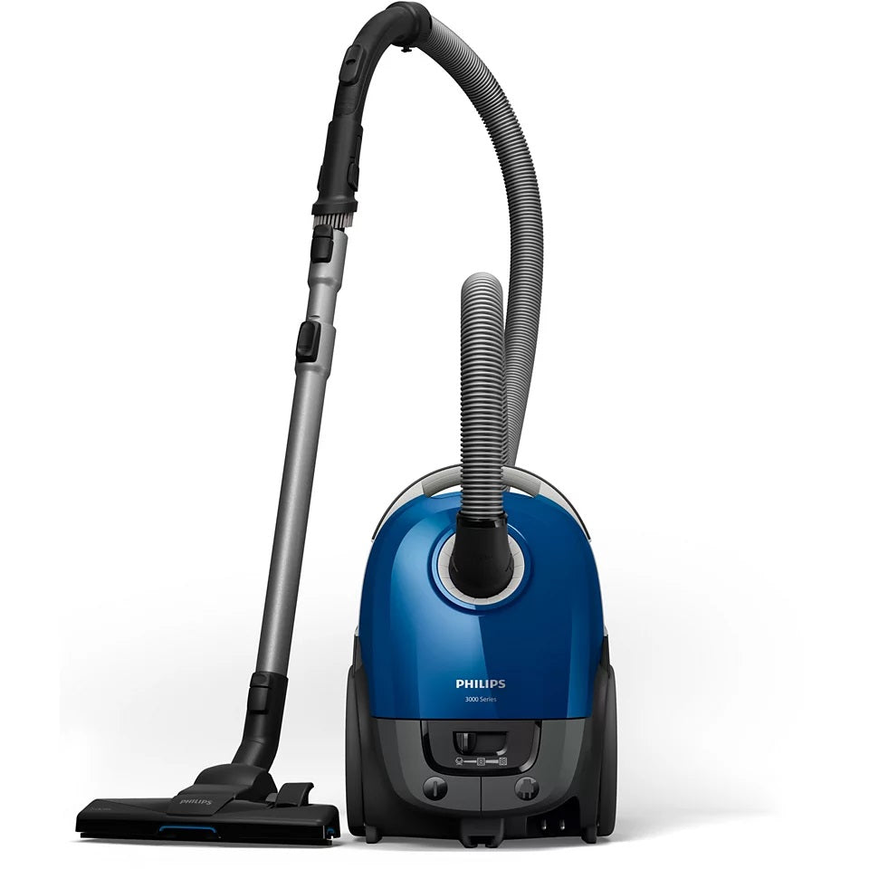 Bagged vacuum cleaner 900W Philips Series 3000 dark blue XD3110/09