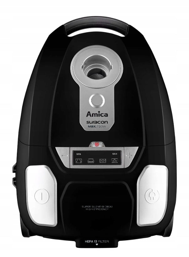 Bagged vacuum cleaner Amica VM7002 720W 3L 61dB black Manufacturer code VM 7002