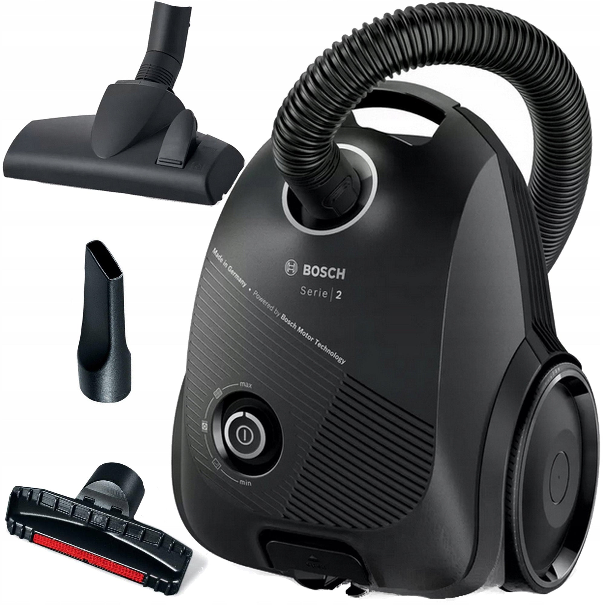 Bagged vacuum cleaner BOSCH BGLS2BA1 HEPA filter 600W