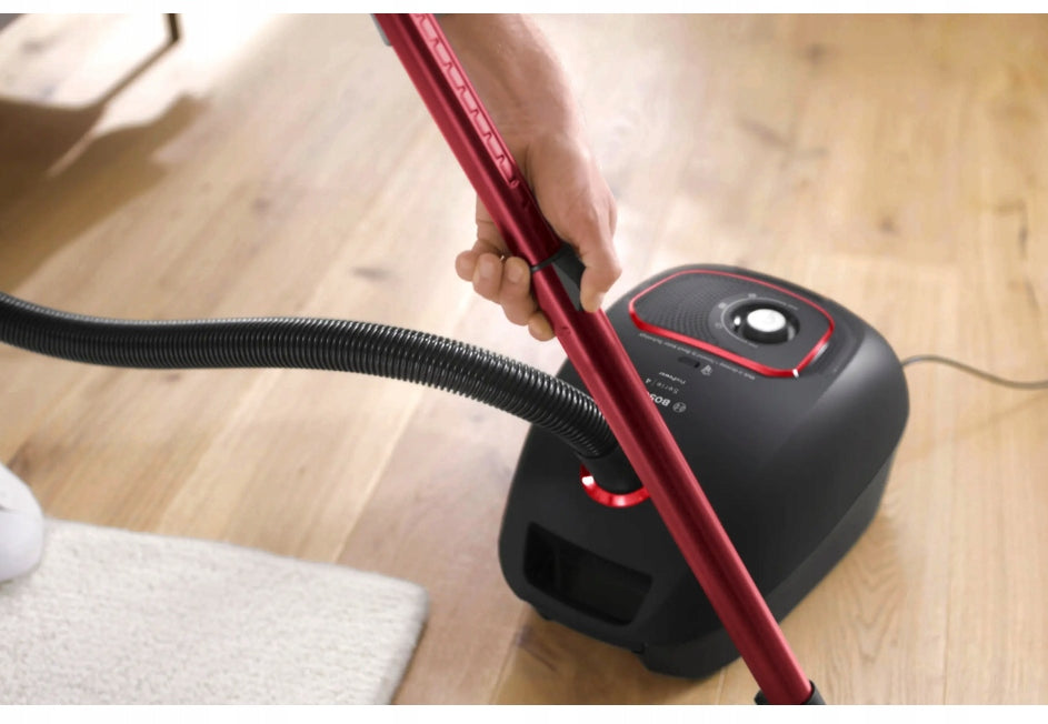 Bagged vacuum cleaner Bosch Series 4 BGB41POW1 850W 4l HEPA Turbobrush Operating range 11 m
