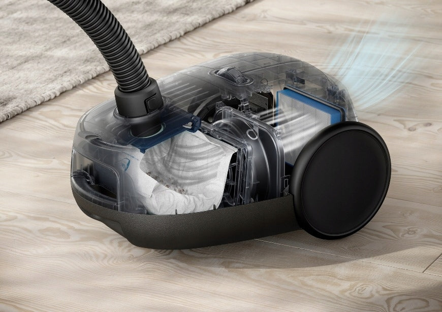 Bagged vacuum cleaner Electrolux 600 Clean EB61C3WBL 850W HEPA filter 73dB 12m Vacuum cleaner type bag