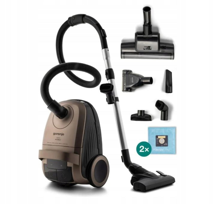 Bagged vacuum cleaner Gorenje VCE28G6ALLGO 850W 3L HEPA filter H13 73dB