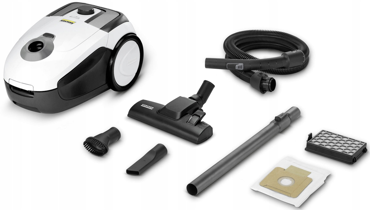 Bagged vacuum cleaner Karcher VC 2 1.198-035.0 700W Filter Hepa 13 2,8l White