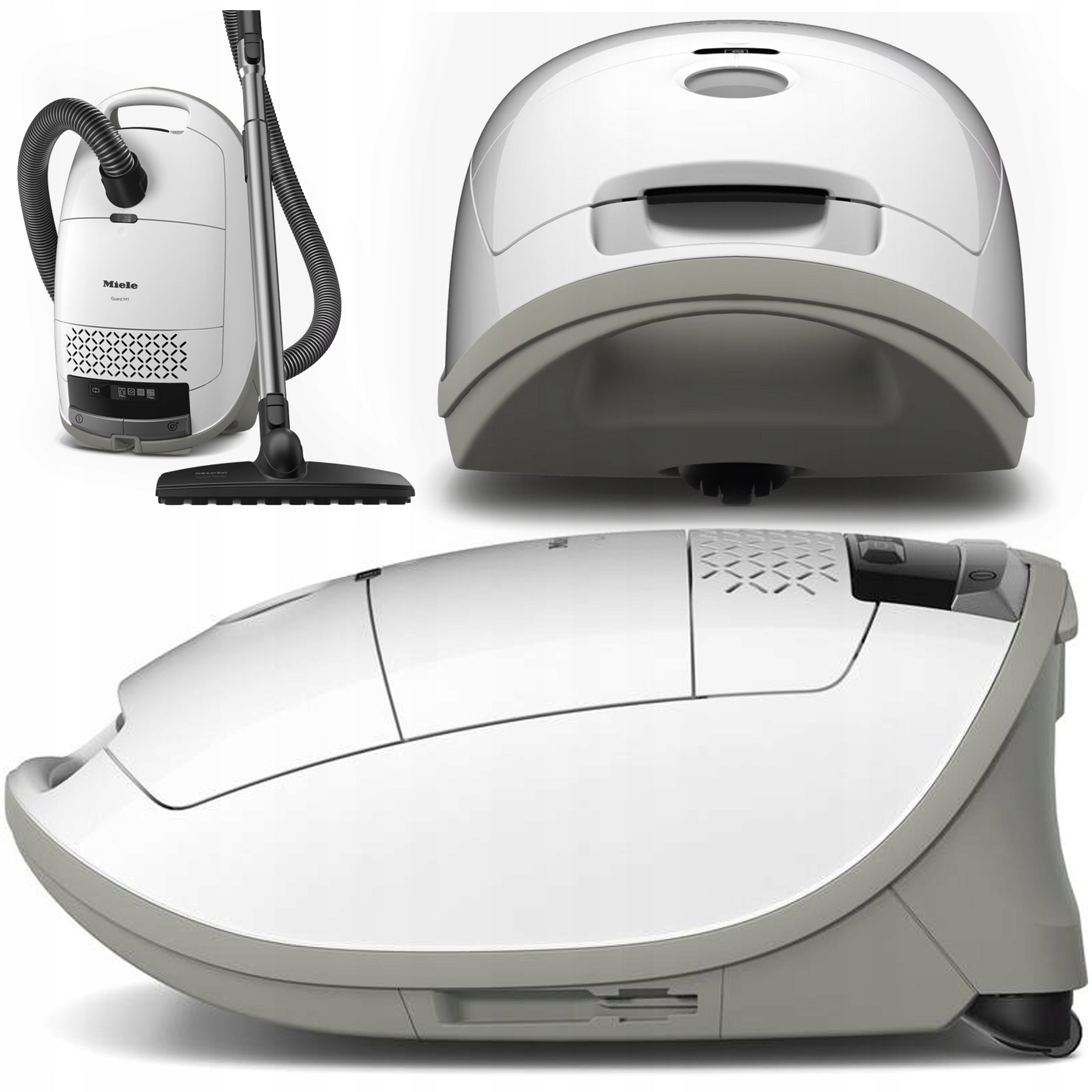 Bagged vacuum cleaner Miele Guard M1 Parquet XL 890 W AirClean BrilantWhite