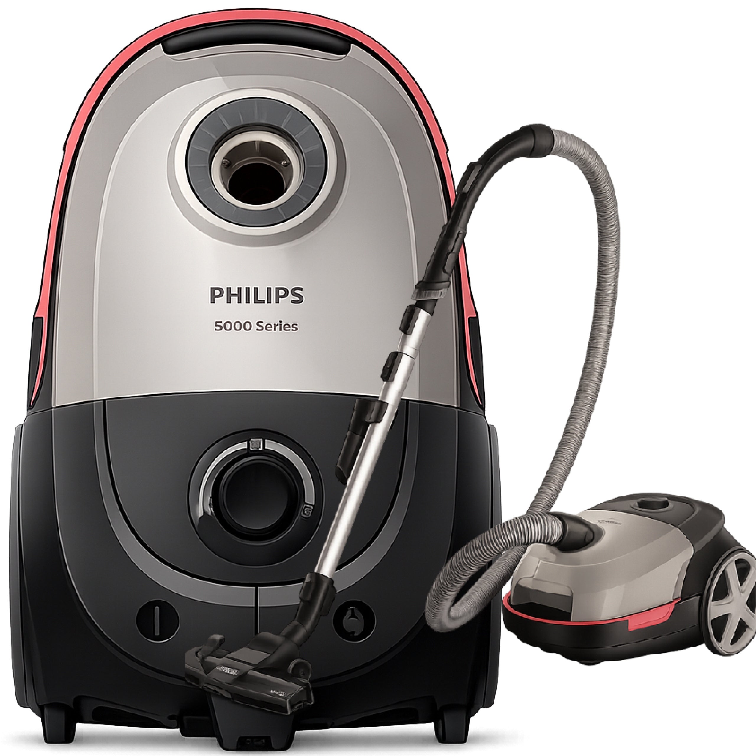 Bagged vacuum cleaner Philips Series 5000 XD5122/10 900W HEPA 77dB TriActive