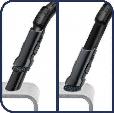 Bagged vacuum cleaner Tefal Compact Power TW3985 EA turbo brush filter 750W Dominant color black