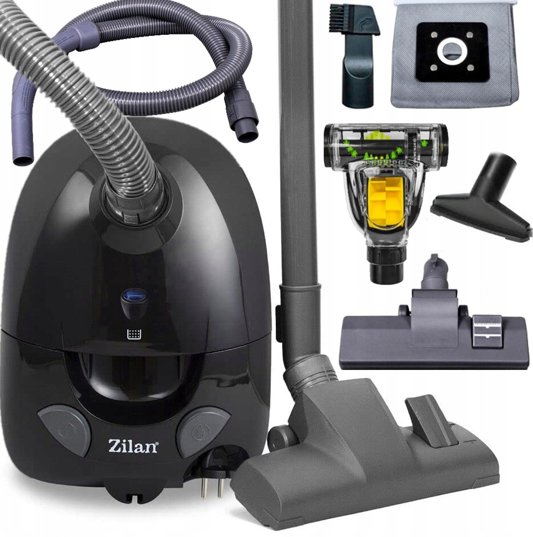 Bagged vacuum cleaner Zilan Powerful 5in1 bagged vacuum cleaner + ACCESSORY SET