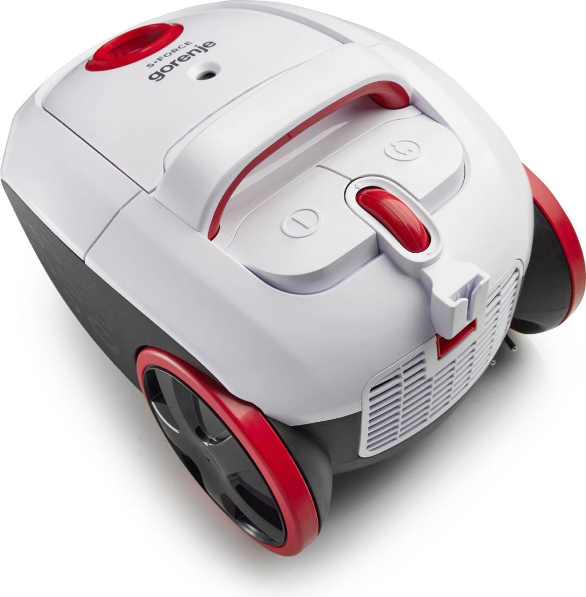 Bagged vacuum cleaner with adjustable Gorenje VCE21SFWR 850W HEPA filter Brand Gorenje
