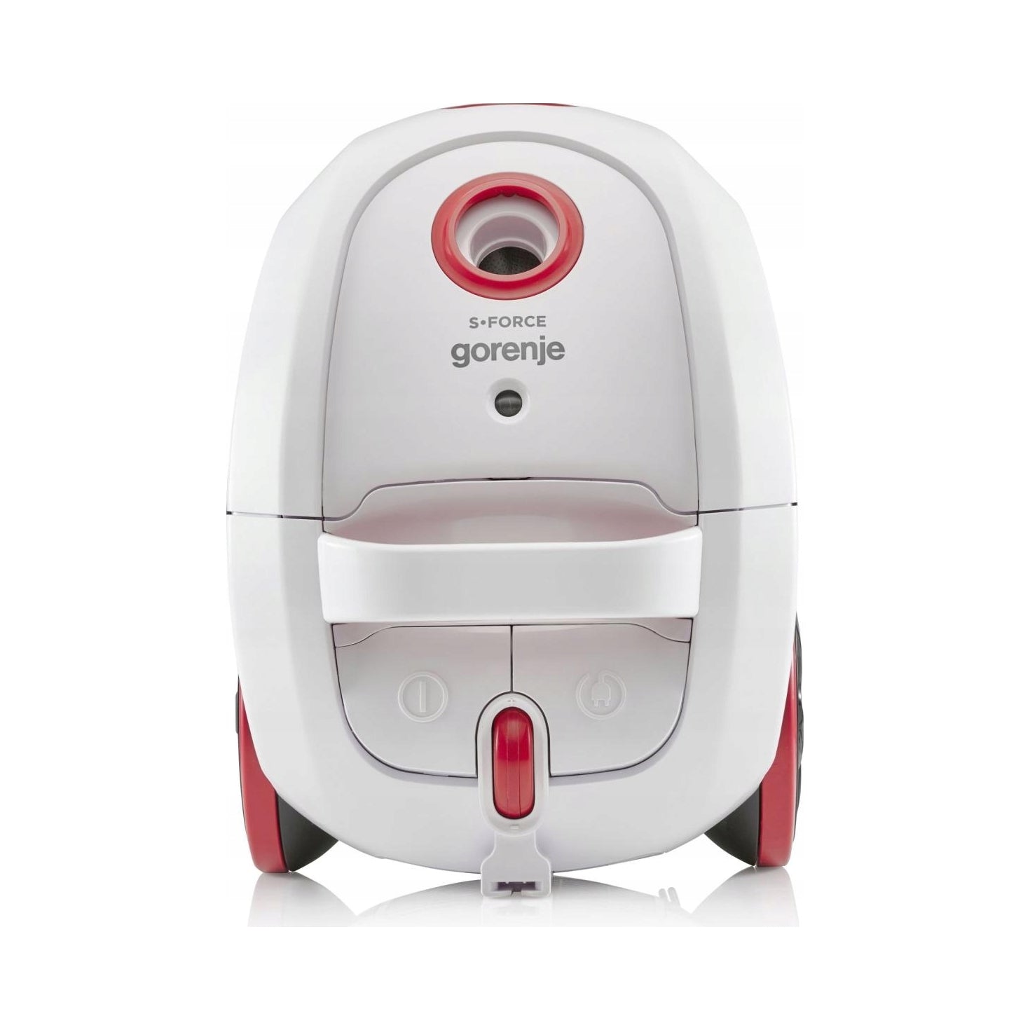 Bagged vacuum cleaner with adjustable Gorenje VCE21SFWR 850W HEPA filter