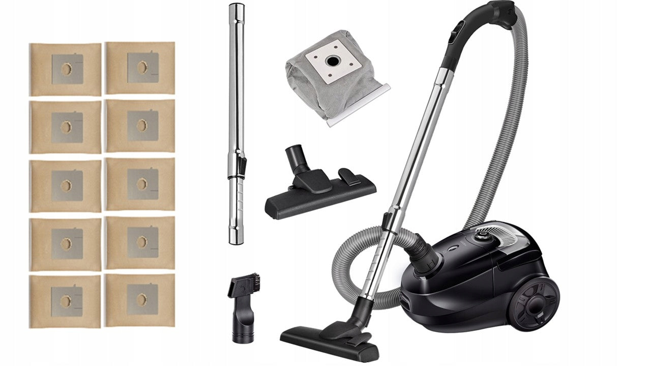 Bagged vacuum cleaner with suction power regulation MPM MOD-180 + 10 BAGS 850W