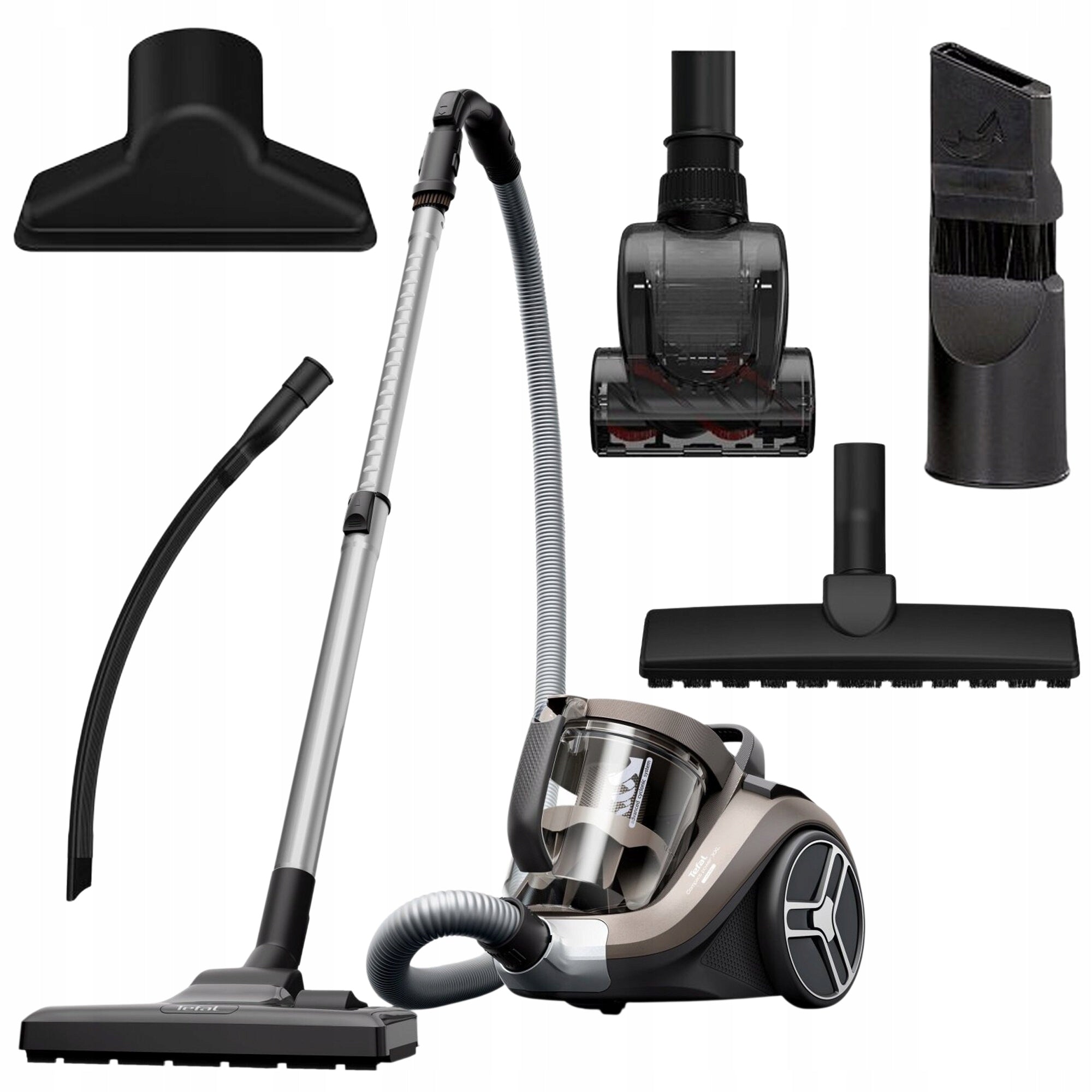Bagless vacuum cleaner Tefal Compact Power XL TW4B70 ANIMAL CAR turbo brush